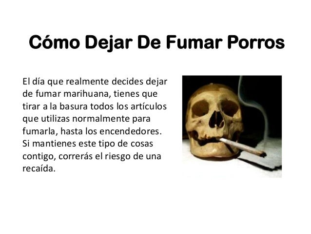 La limpieza del organismo para que han dejado fumar