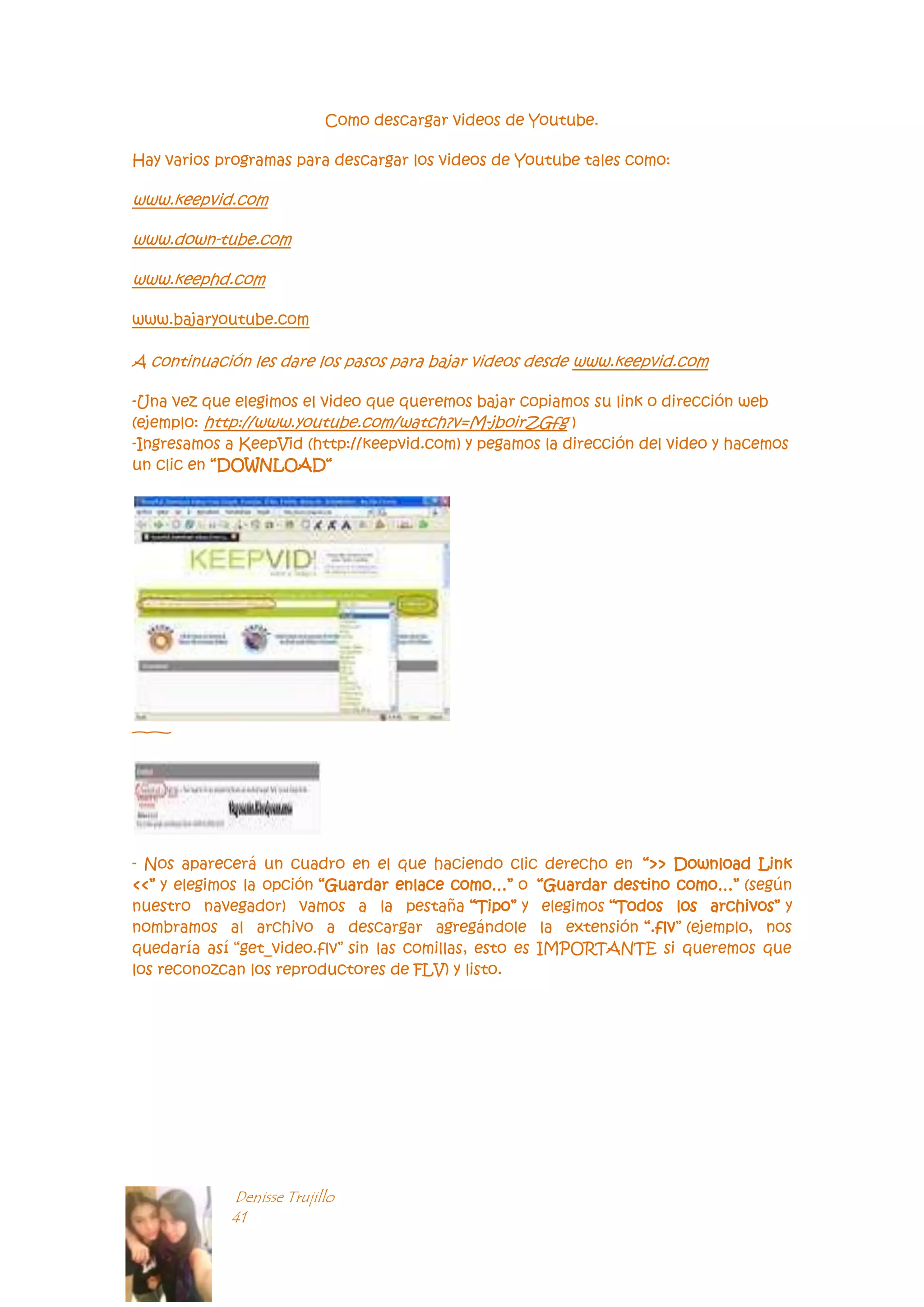 Como descargar videos de youtube | PDF