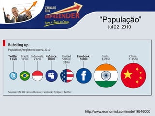 “ População” Jul 22  2010   http://www.economist.com/node/16646000 