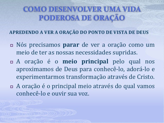 oração poderosa como fazer