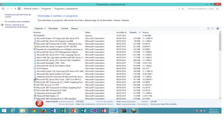 Como desinstalar un programa