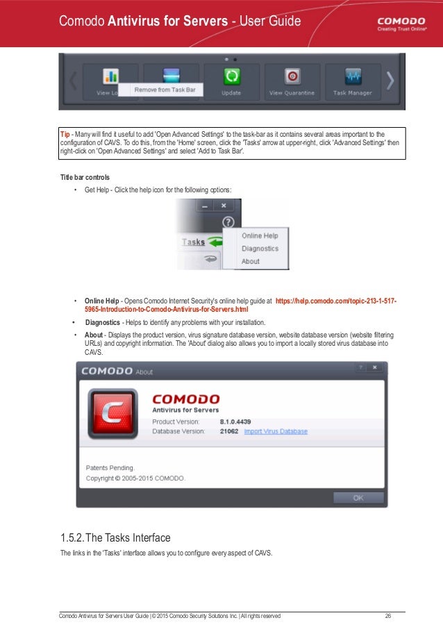 Comodo antivirus failed to update the virus signature database