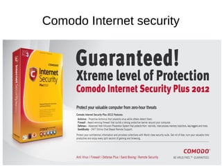 Comodo Internet security
 