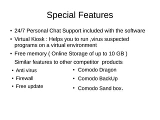 Comodo antivirus and firewall