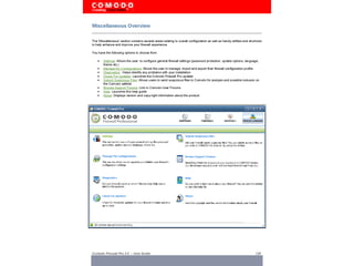 Comodo Advanced Network Firewall Engine