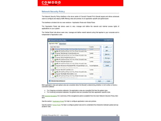 Comodo Advanced Network Firewall Engine