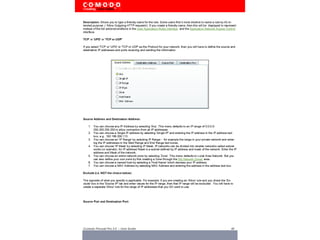Comodo Advanced Network Firewall Engine