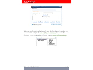 Comodo Advanced Network Firewall Engine
