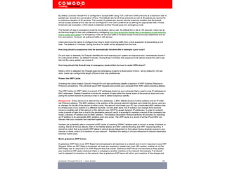 Comodo Advanced Network Firewall Engine