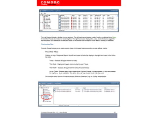 Comodo Advanced Network Firewall Engine