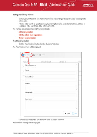 Guide to RMM Administration | PDF