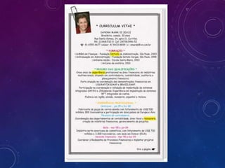 Como elaborar UM CURRICULO ATRATIVO