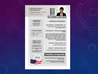 Como elaborar UM CURRICULO ATRATIVO