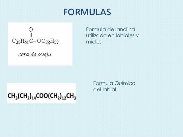 Formula Quimica De Las Sombras De Ojos
