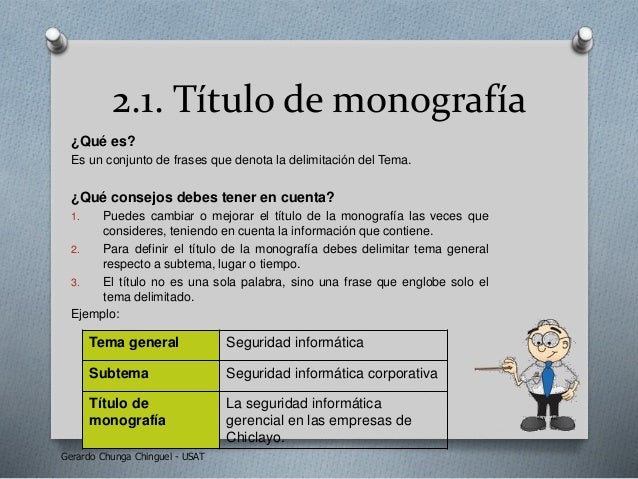Mensagem para monografia