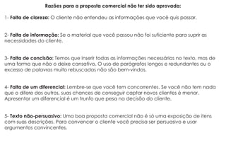 Como Elaborar Uma Proposta Comercial.