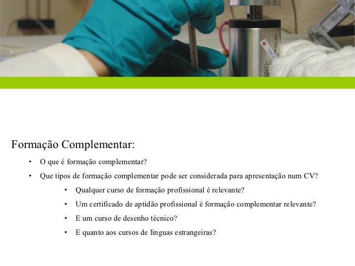 Como elaborar um cv