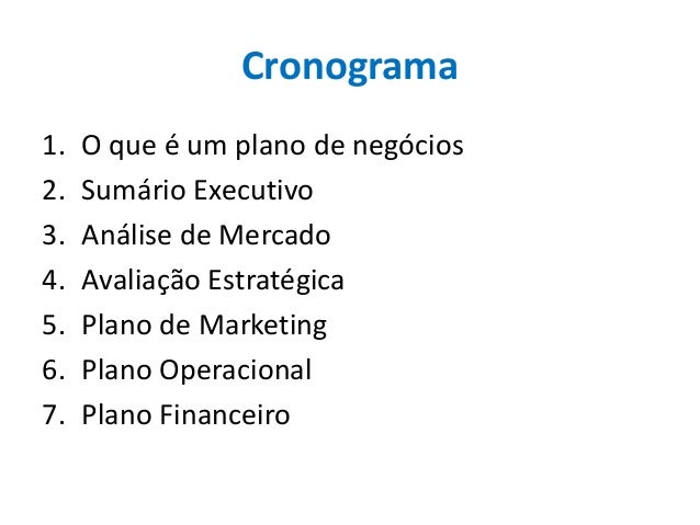 Como elaborar um plano de negocios simplificado