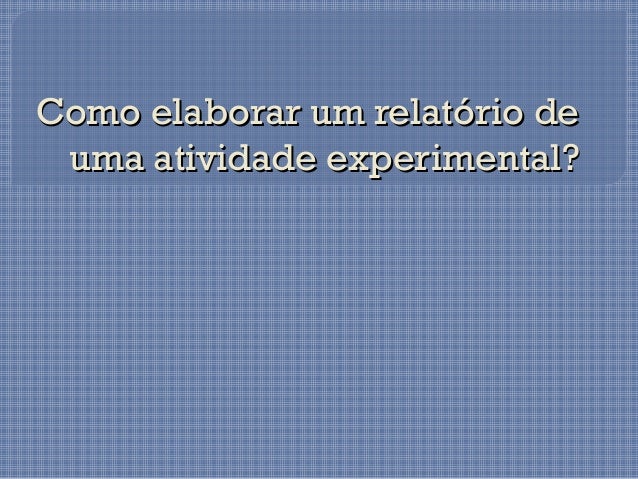 Como elaborar um relatório de aula