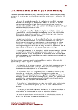 Como elaborar un plan de marketing | PDF