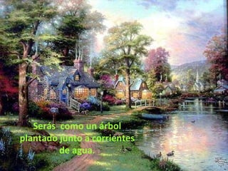 Serás  como un árbol plantado junto a corrientes de agua. 