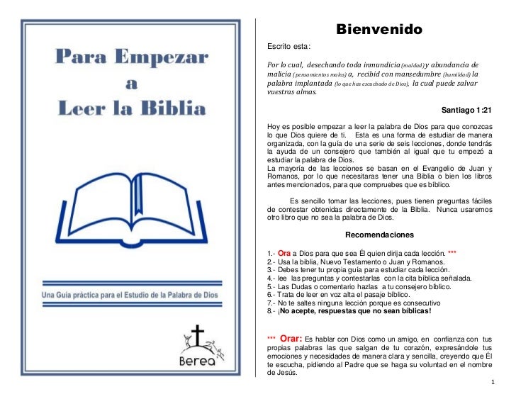 Como Empezar A Leer La Biblia Catolica