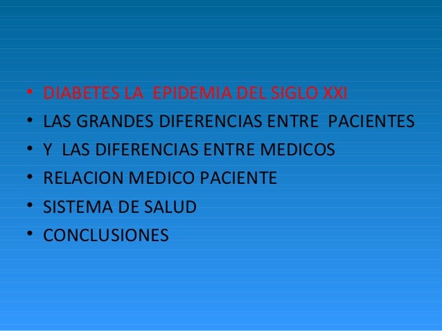 Como entender a un Paciente con Diabetes Como entender a un Paciente con Diabetes
