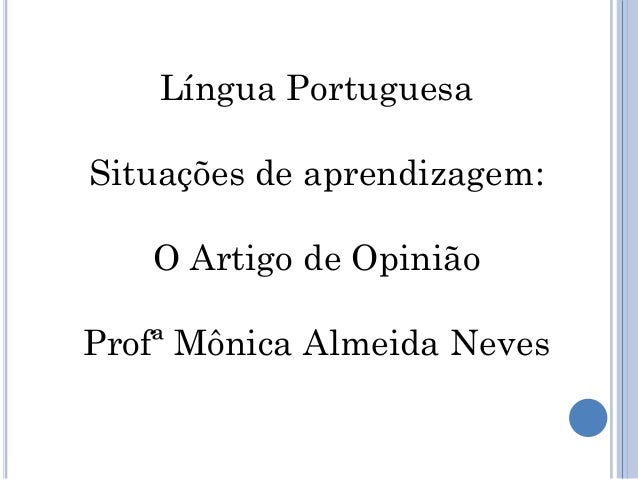 Artigo de opiniao sobre sustentabilidade