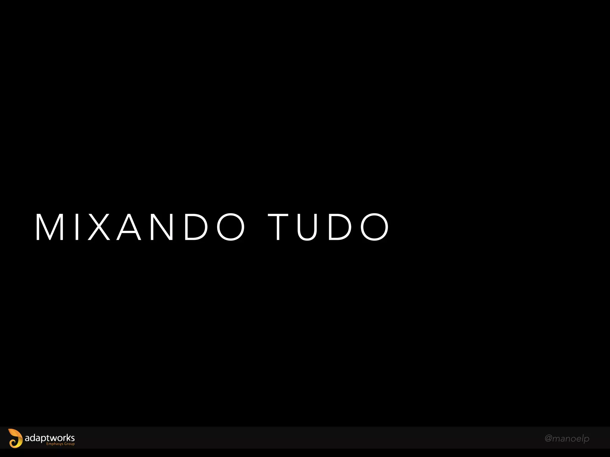 Programa
Time
Agile Team
Sprint Sprint Sprint
Agile Team
Sprint Sprint Sprint
Agile Team
Sprint Sprint Sprint
Agile Team
Sprint Sprint Sprint
Sprint
Sprint
Sprint
Sprint
P I P I
Outros Times
Processo Interno do Time Processo Interno do Time
@manoelp
 