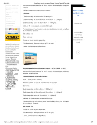 Construção  Com escolher Arga Massa