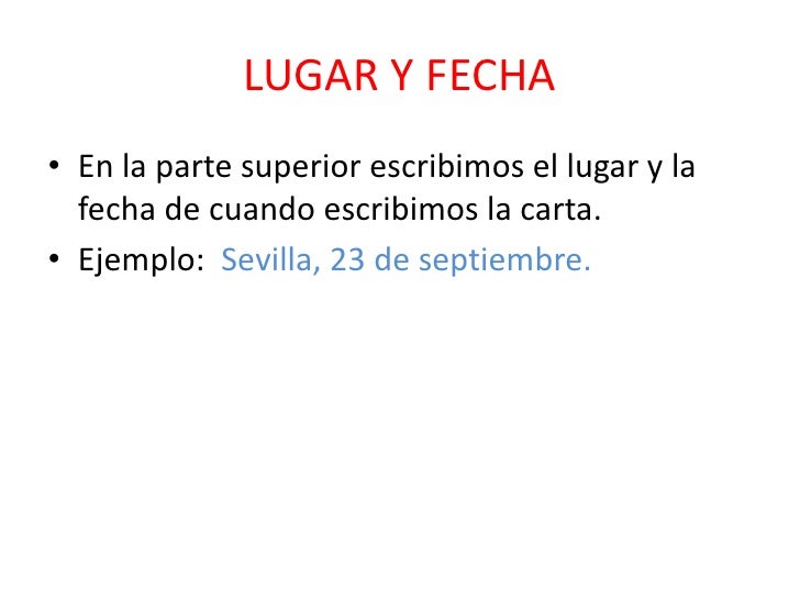Como Escribir Una Carta Personal