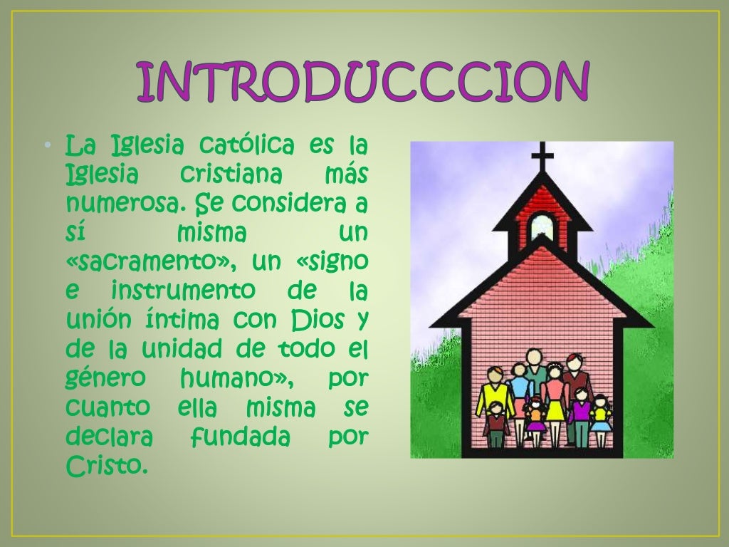 Como esta organizada la iglesia católica Como esta organizada la iglesia católica
