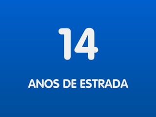 14
ANOS DE ESTRADA
 