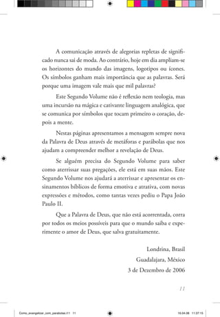 Como Evangelizar Com Parabolas