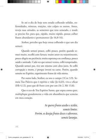 Como Evangelizar Com Parabolas