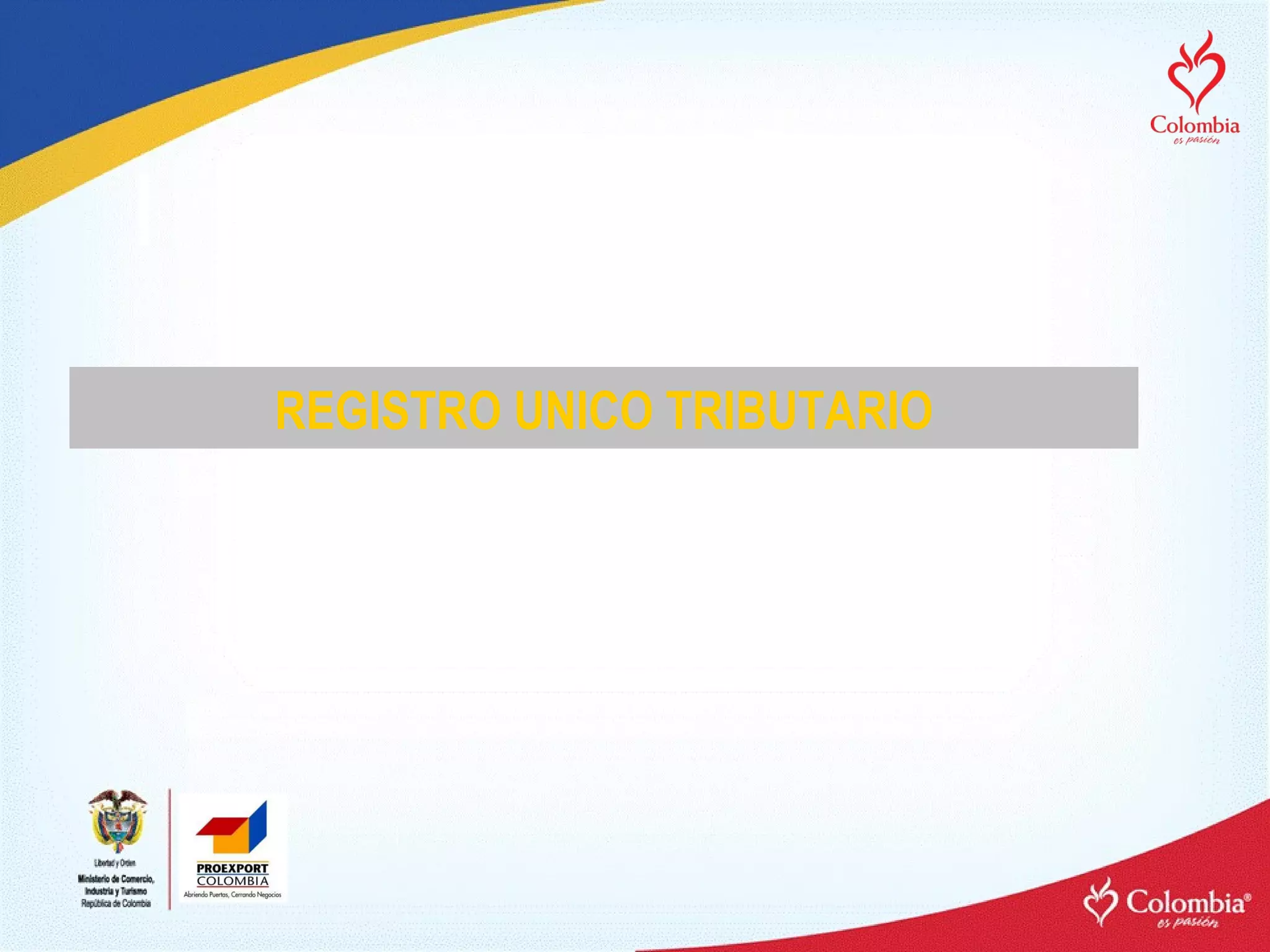 REGISTRO UNICO TRIBUTARIO 