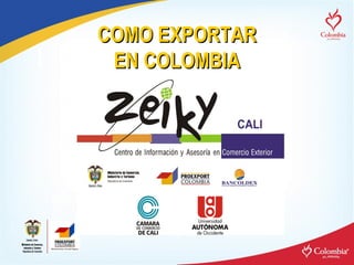 COMO EXPORTAR EN COLOMBIA 