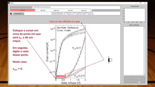 Coloque o cursor em
cima do ponto em que
será x0, e dê um
clique.
Em seguida,
digite o valor
desse ponto.
Neste caso,
xmin = 0.
20
 