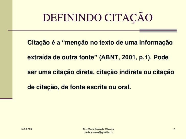 Como fazer uma citação de site?