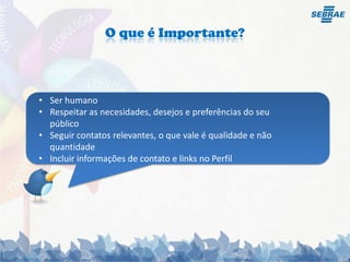30% da audiência dos sites de notícias tem origem no Twitter (Nielsen)Números do TwitterQuem acessa:97% pessoas e 3% empresas55% homens e 42% mulheres41% de 19 a 24 anos | 40% maiores de 25 anosCenso de usuários do Twitter no Brasil (@Censobr)