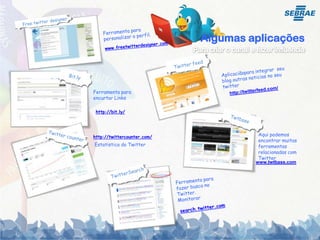 Estratégias Digitais no TwitterUtilize seu twitter para complementar suas campanhas promocionais : Faça promoções on-line criativas para seus seguidores. Isso também atrai mais seguidores e melhora suas ações