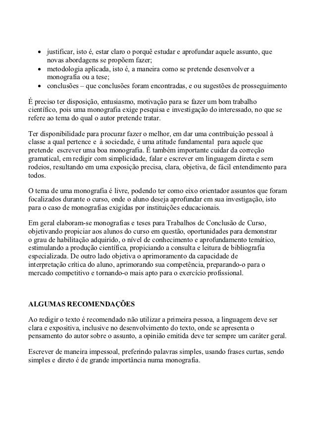 Monografia motivacao