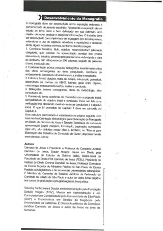 Como fazer monografia em Direito