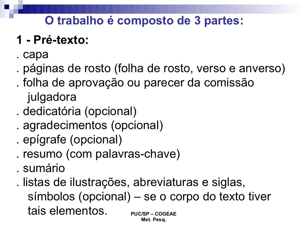 Como fazer trabalho cientifico