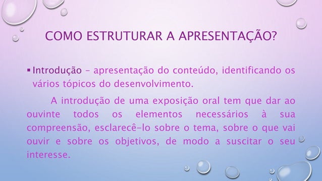 Como fazer uma apresentação oral | PPT