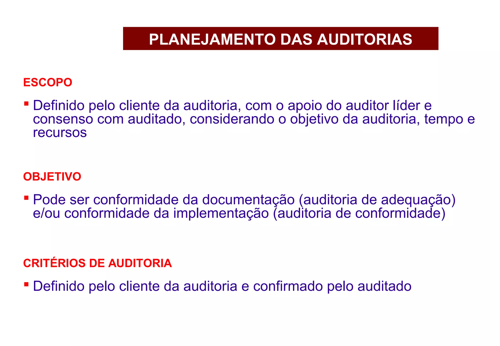 Como fazer uma boa auditoria | PPT