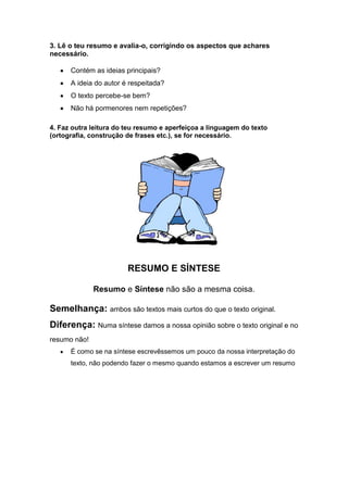 Como Fazer Um Resumo