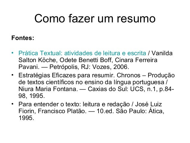 Programa de resumo de texto