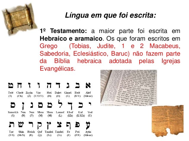 Em que língua a Bíblia foi escrita? – techarex.net
