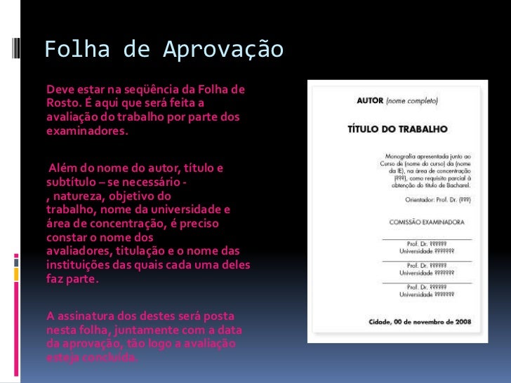 Regras da abnt monografia